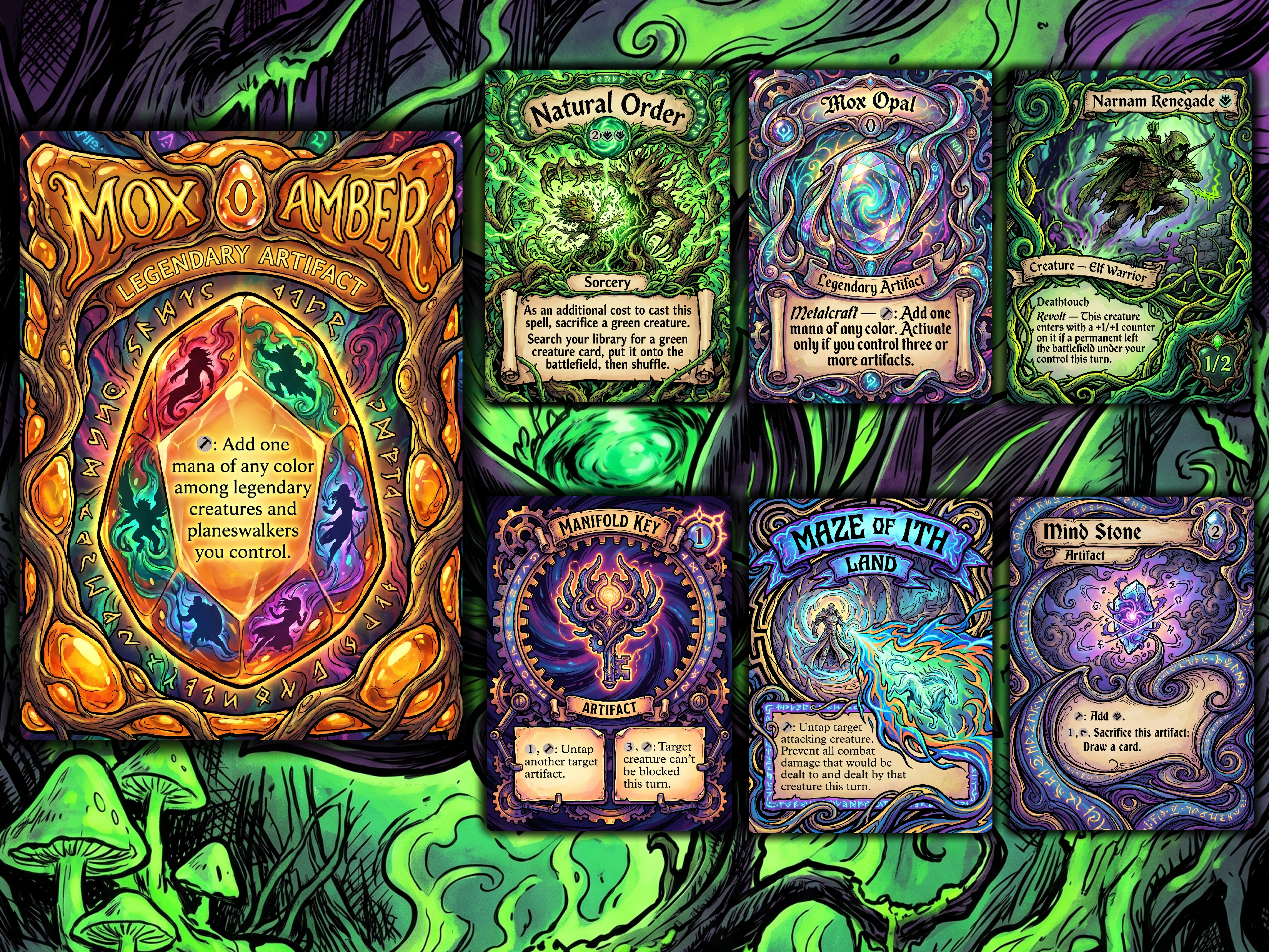 Deathtouch Tribal Fynn, the Fangbearer Commander Proxy Deck