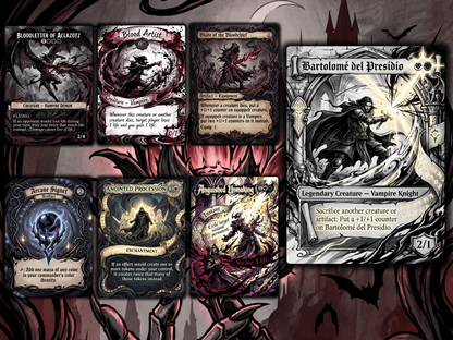 Vampire Tribal Clavileño Proxy Commander Deck