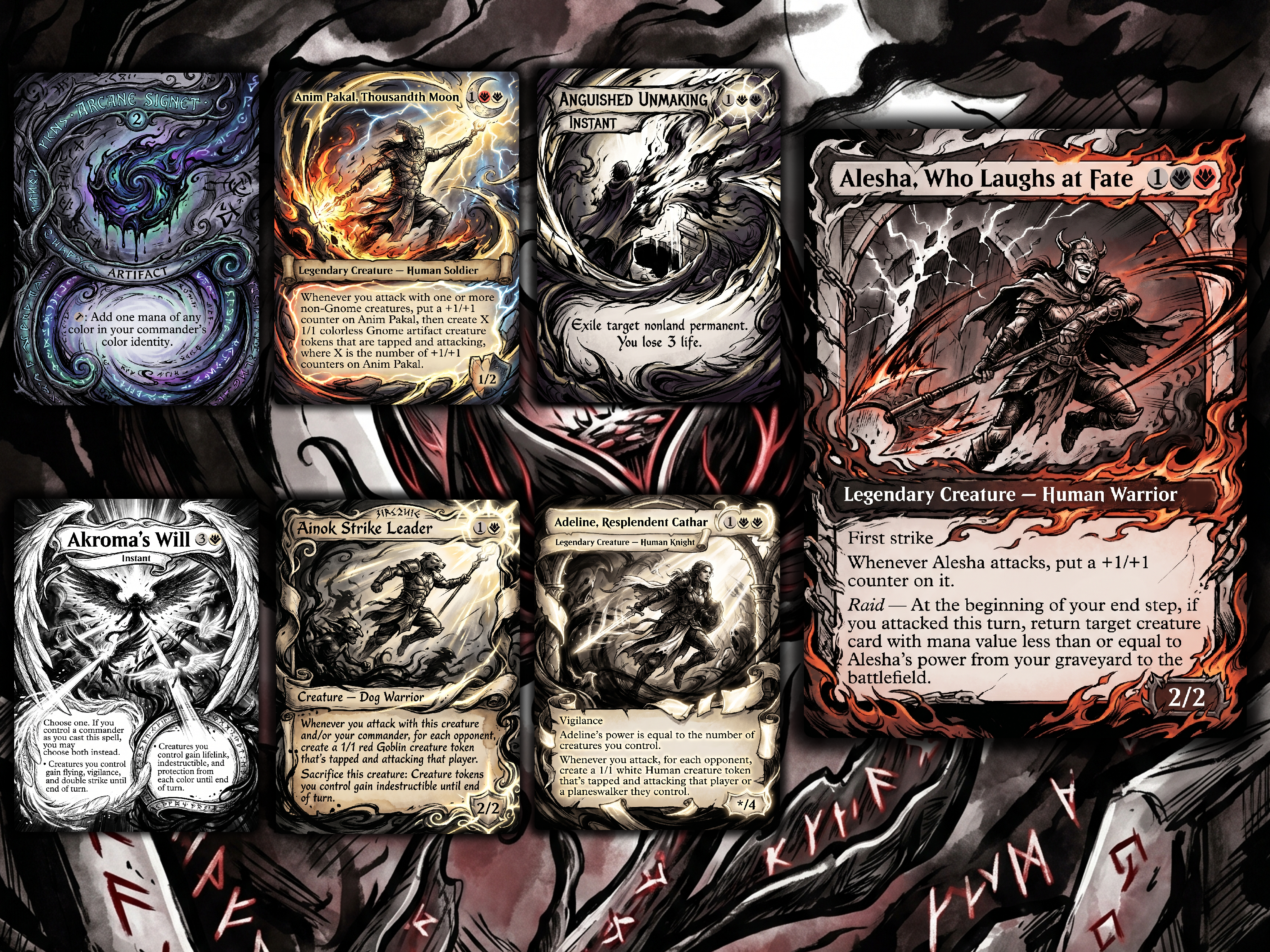 Isshin, Aggro Commander Proxy Deck