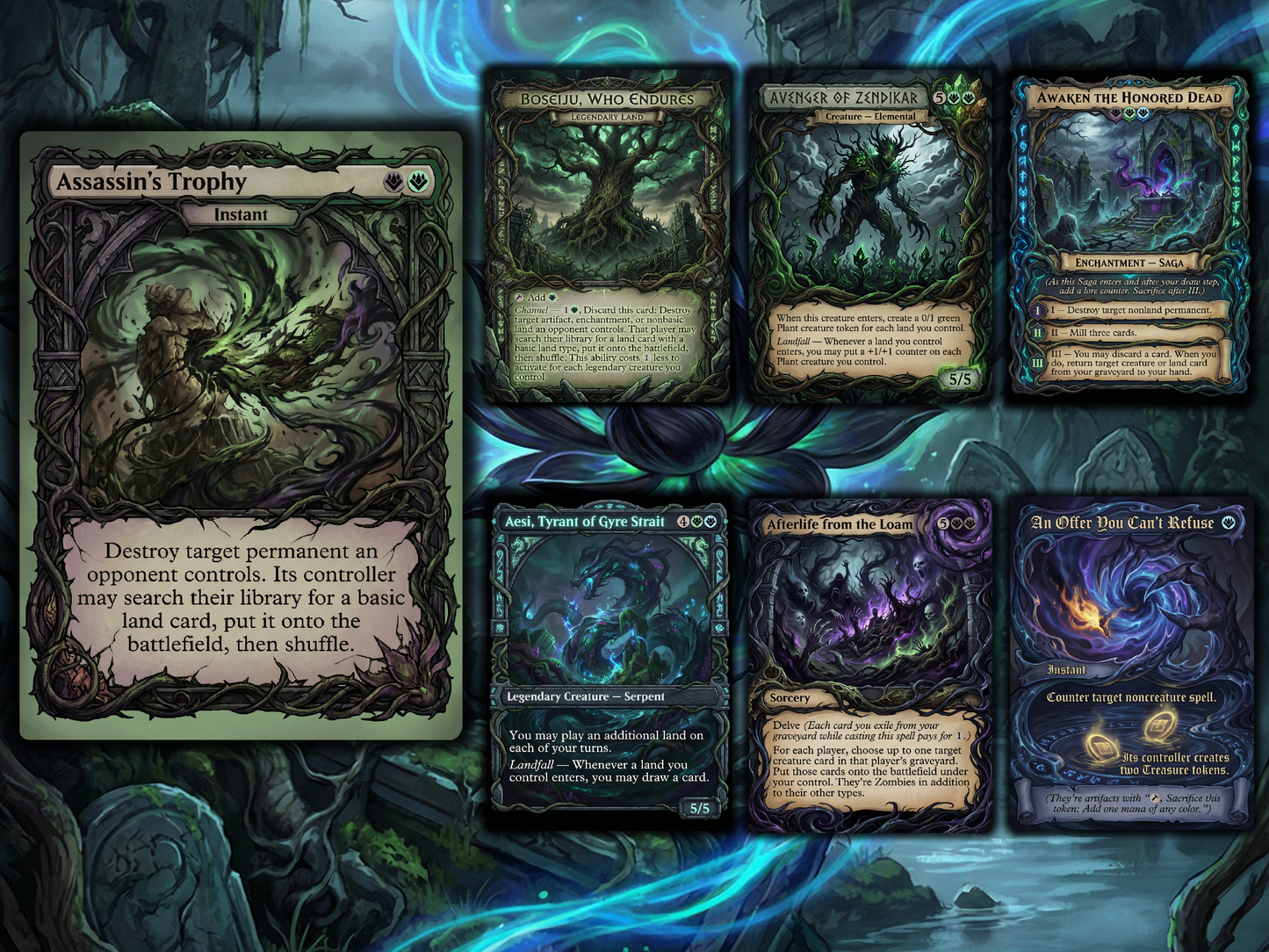 Teval, the Balanced Scale Commander Proxy Deck