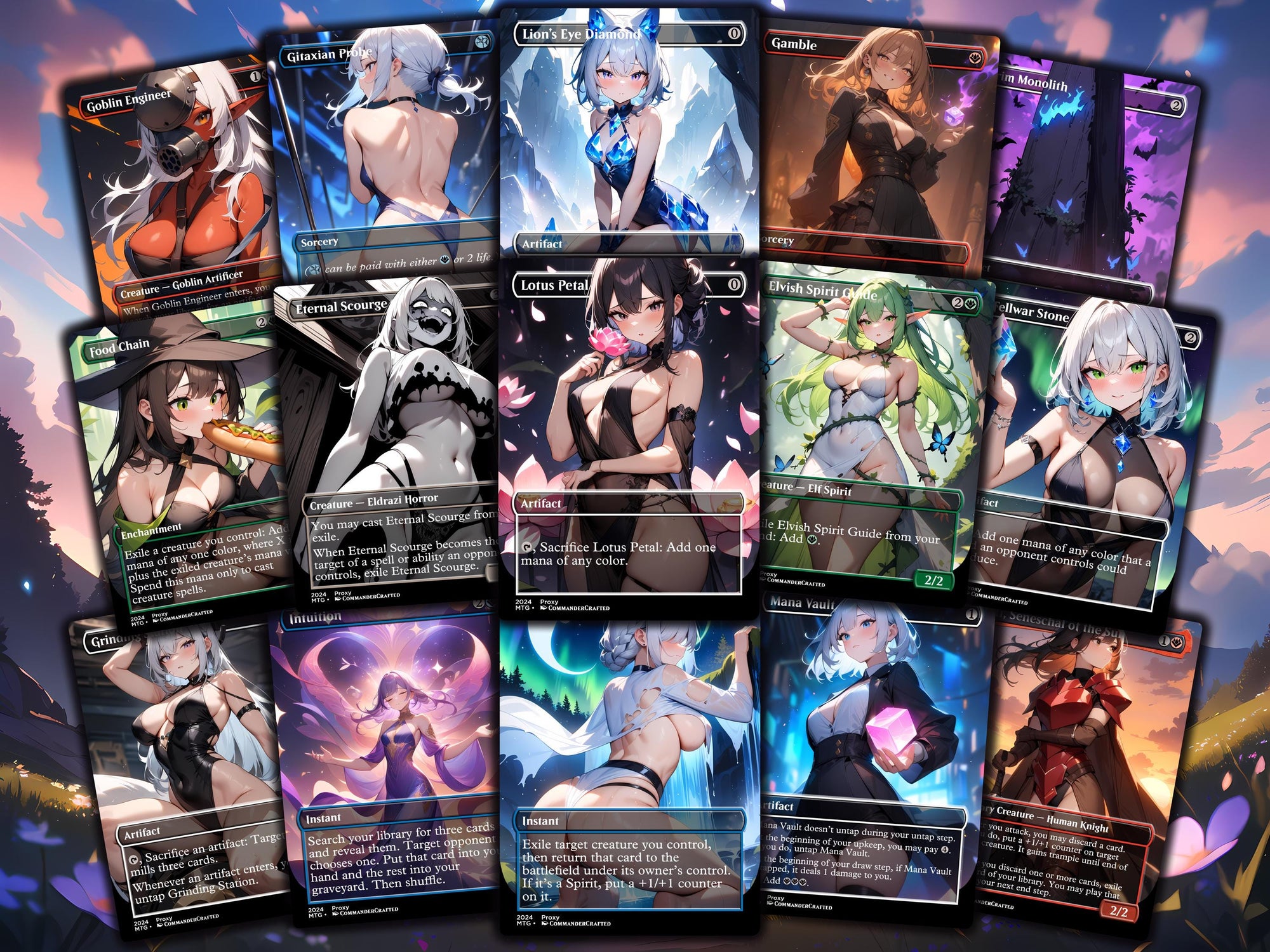 Storm Commander Deck Flubs, the Fool Complete CEDH Proxy Deck
