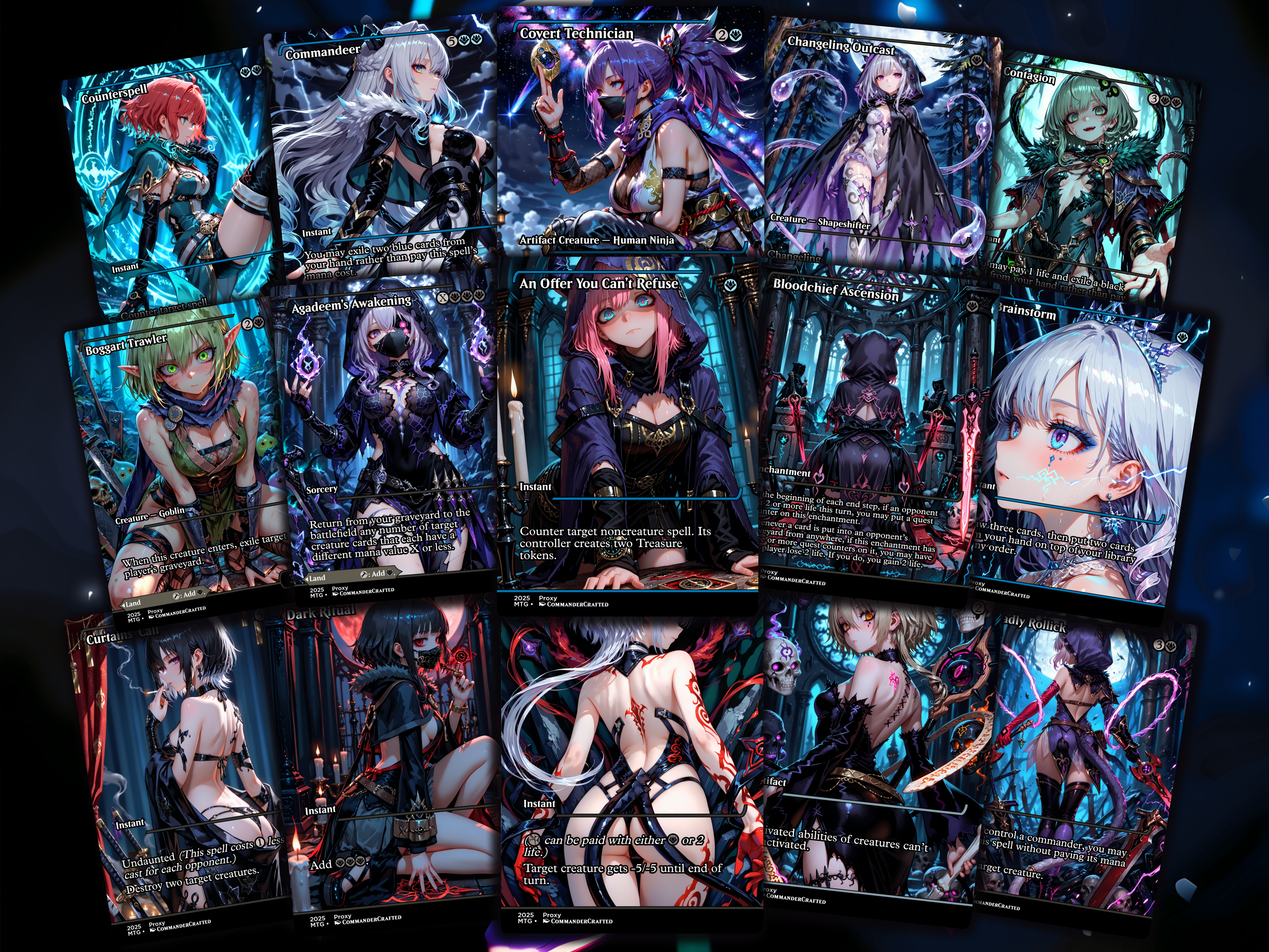 Yuriko Ninja Tribal Commander Proxy Deck