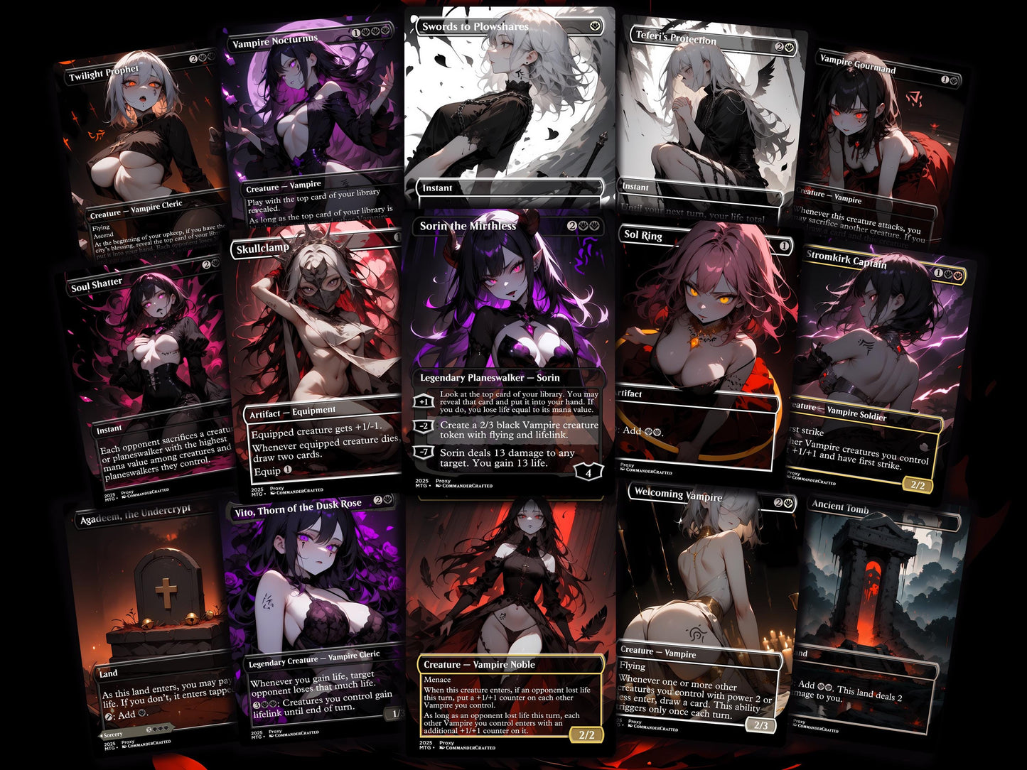 Edgar Markov Vampire Tribal Commander Deck