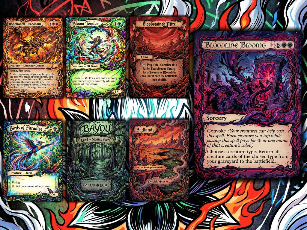 Dragon Tribal Ur-Dragon Proxy Commander Deck