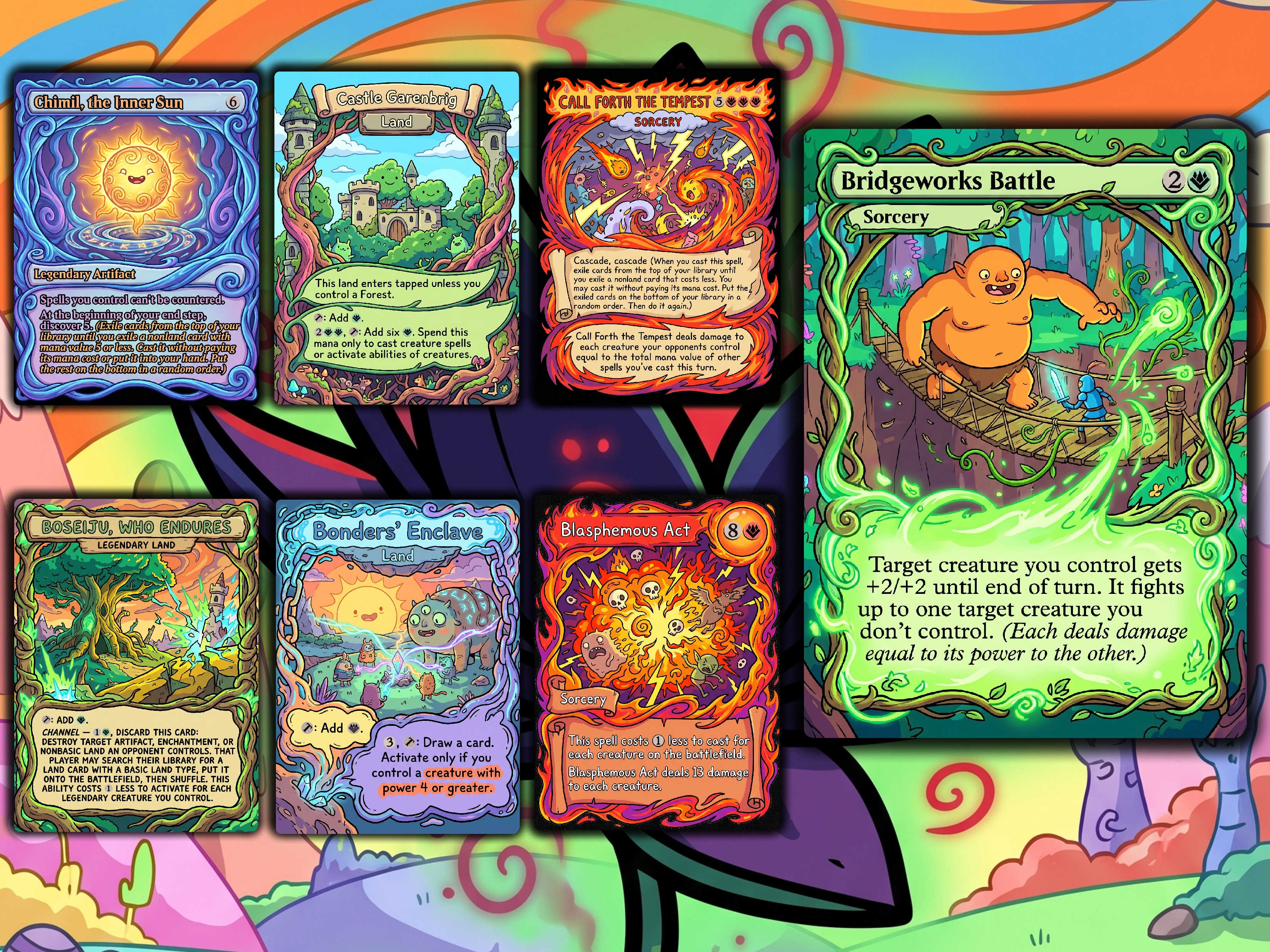 Bello Adventure Time Art Style Commander Proxy Deck