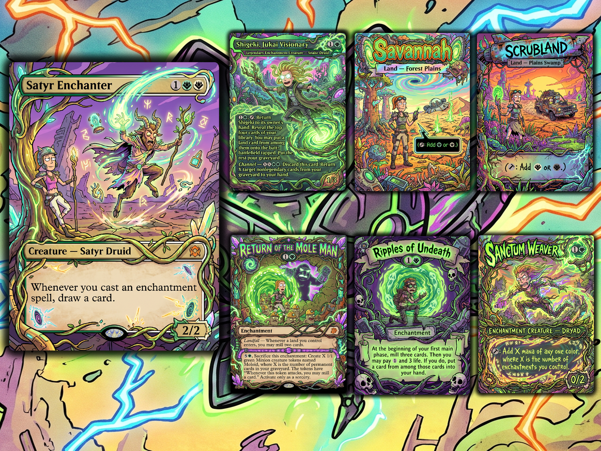 Anikthea, Hand of Erebos Rick and Morty Proxy Commander Deck