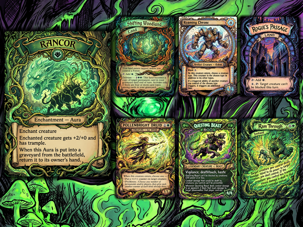 Deathtouch Tribal Fynn, the Fangbearer Commander Proxy Deck