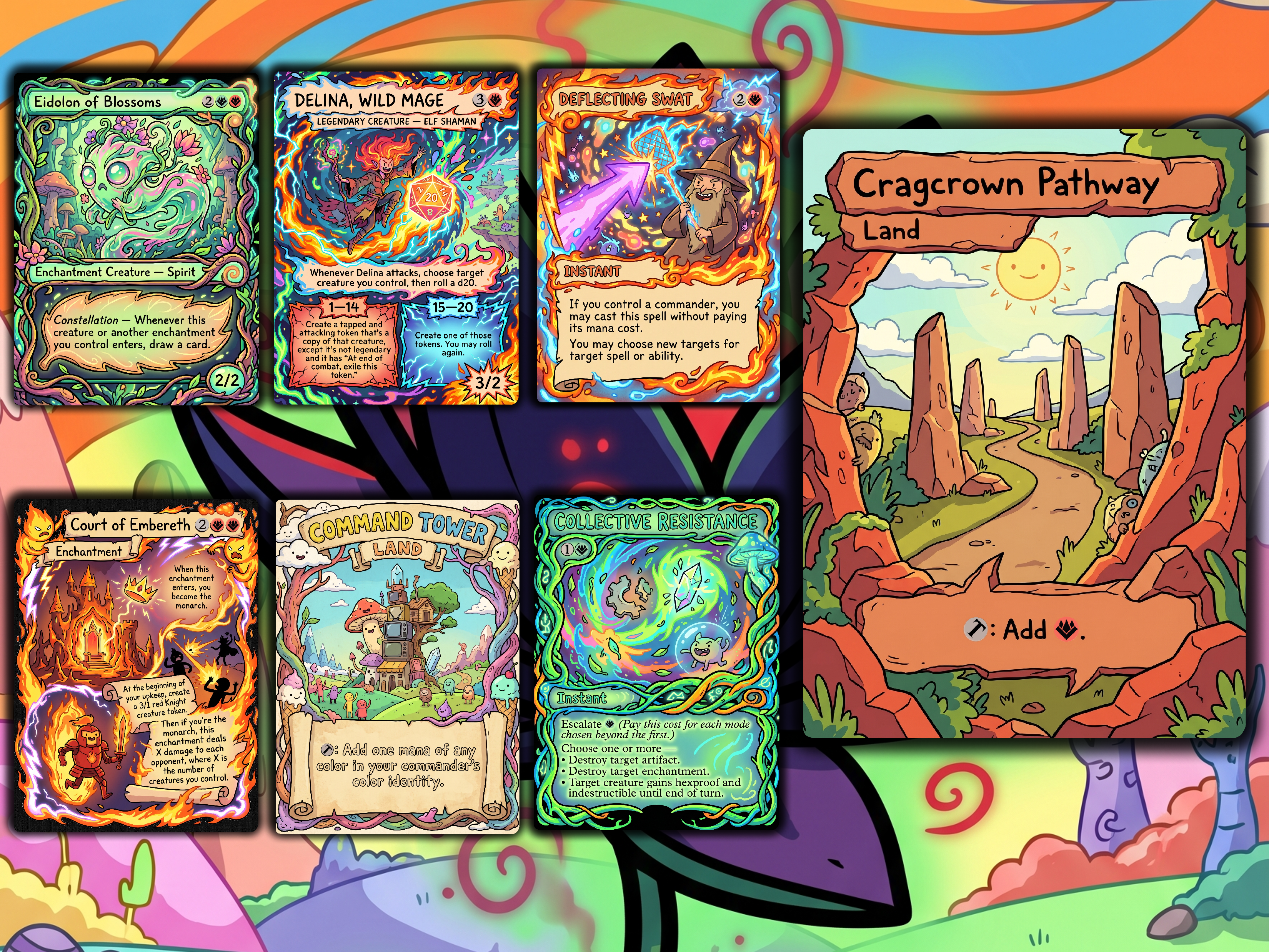 Bello Adventure Time Art Style Commander Proxy Deck