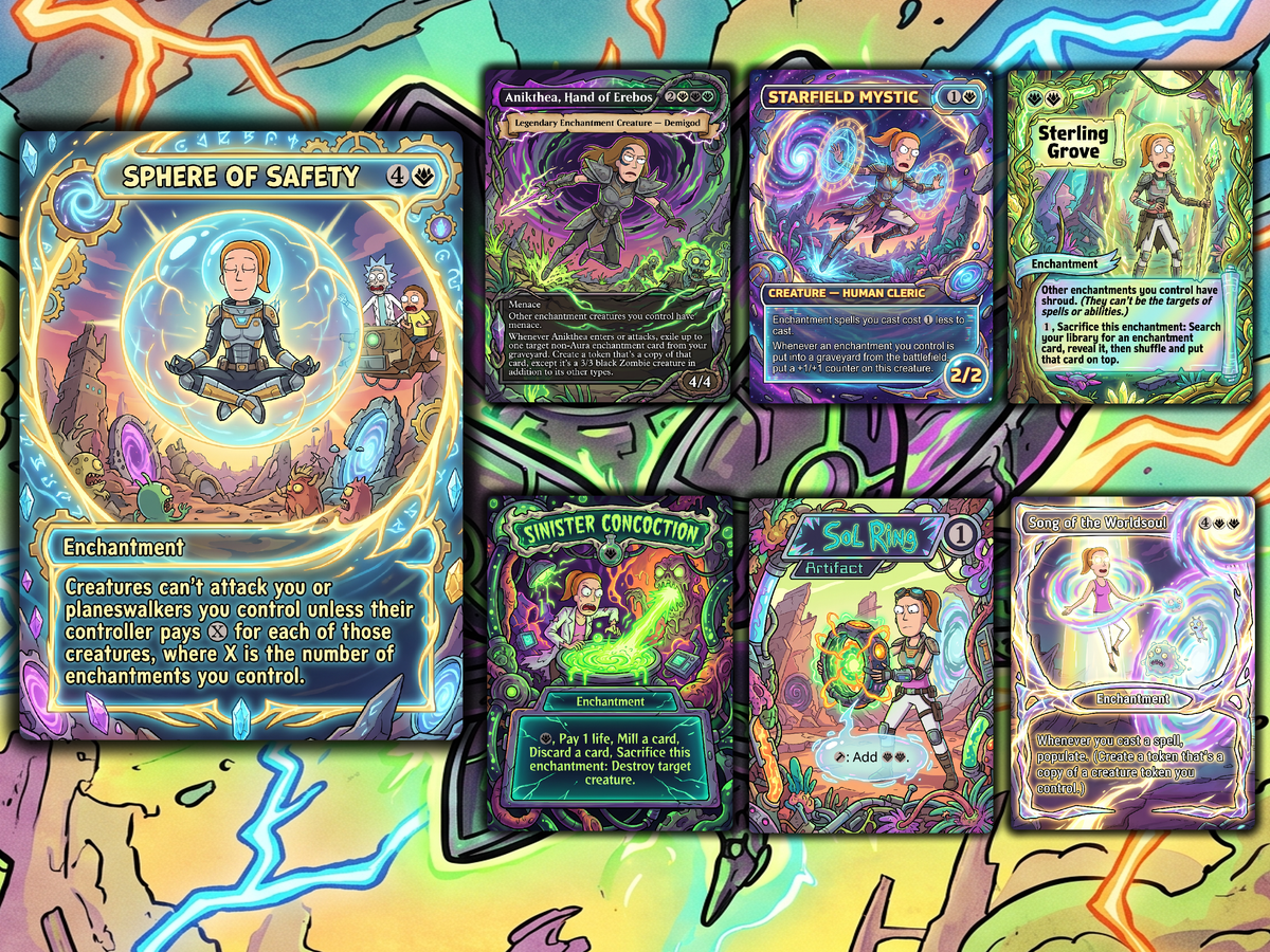 Anikthea, Hand of Erebos Rick and Morty Proxy Commander Deck