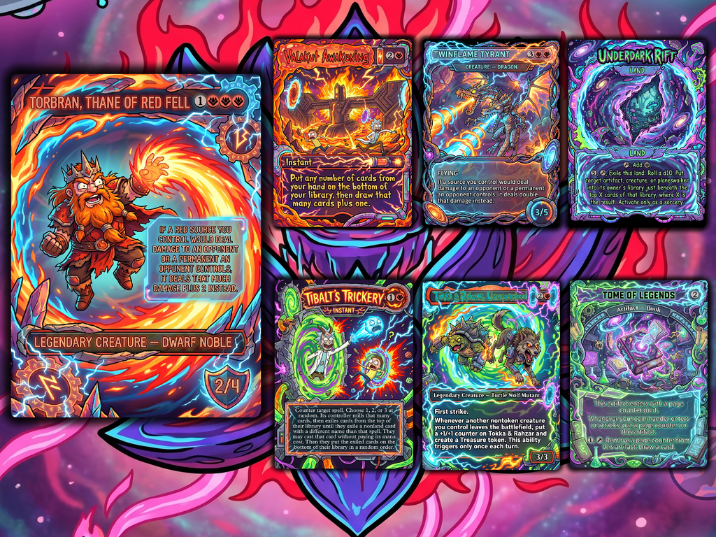 Norin the Wary Rick and Morty Proxy Commander Deck