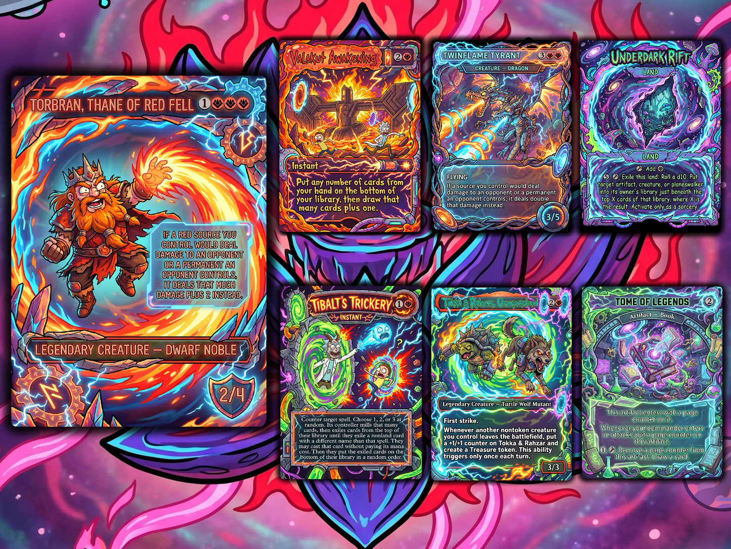 Norin the Wary Rick and Morty Proxy Commander Deck