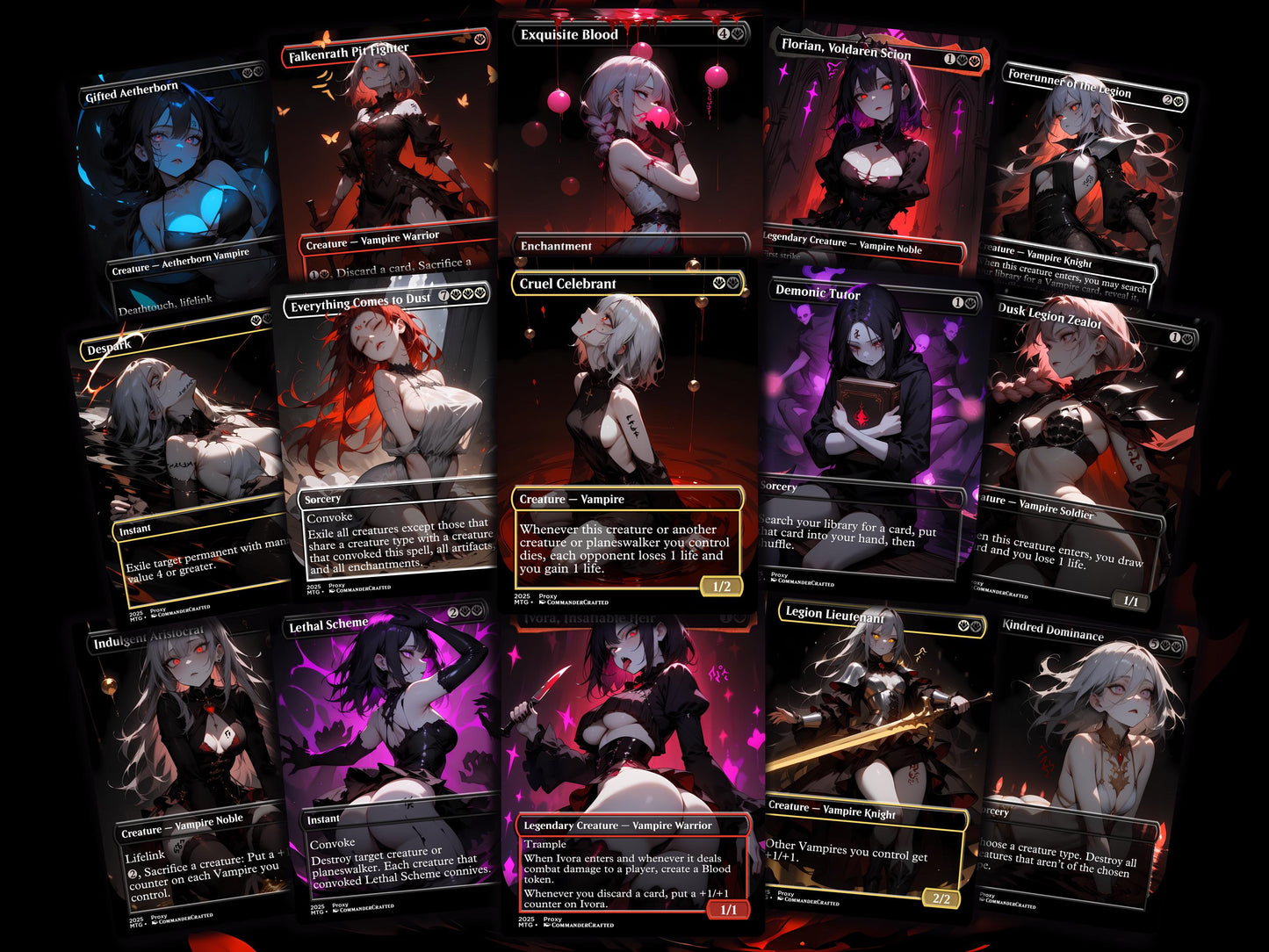 Edgar Markov Vampire Tribal Commander Deck