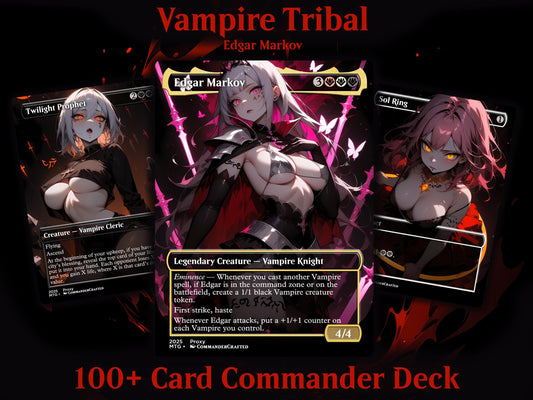 Edgar Markov Vampire Tribal Commander Deck
