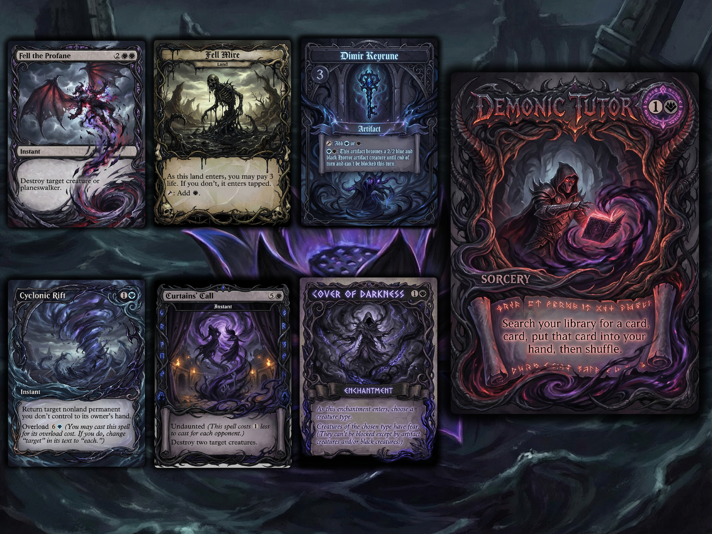 Captain N'ghathrod Horror Tribal Commander Proxy Deck