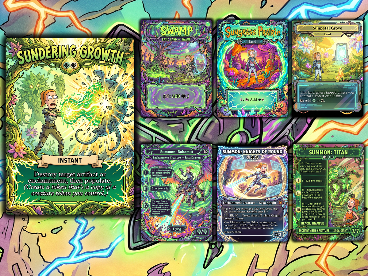 Anikthea, Hand of Erebos Rick and Morty Proxy Commander Deck