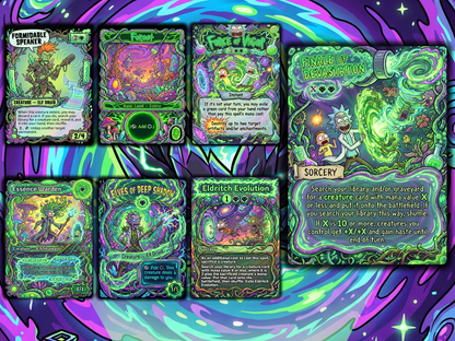 Chatterfang Squirrel Tribal Rick and Morty Commander Proxy Deck