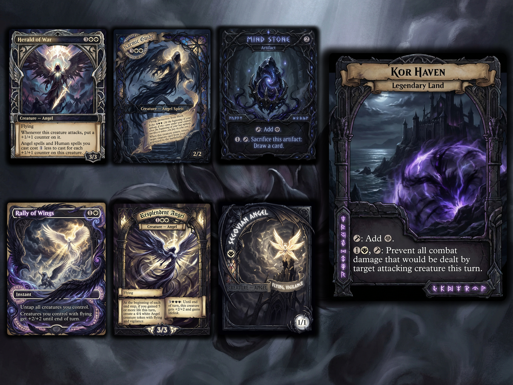 Giada Angel Tribal Commander Proxy Deck