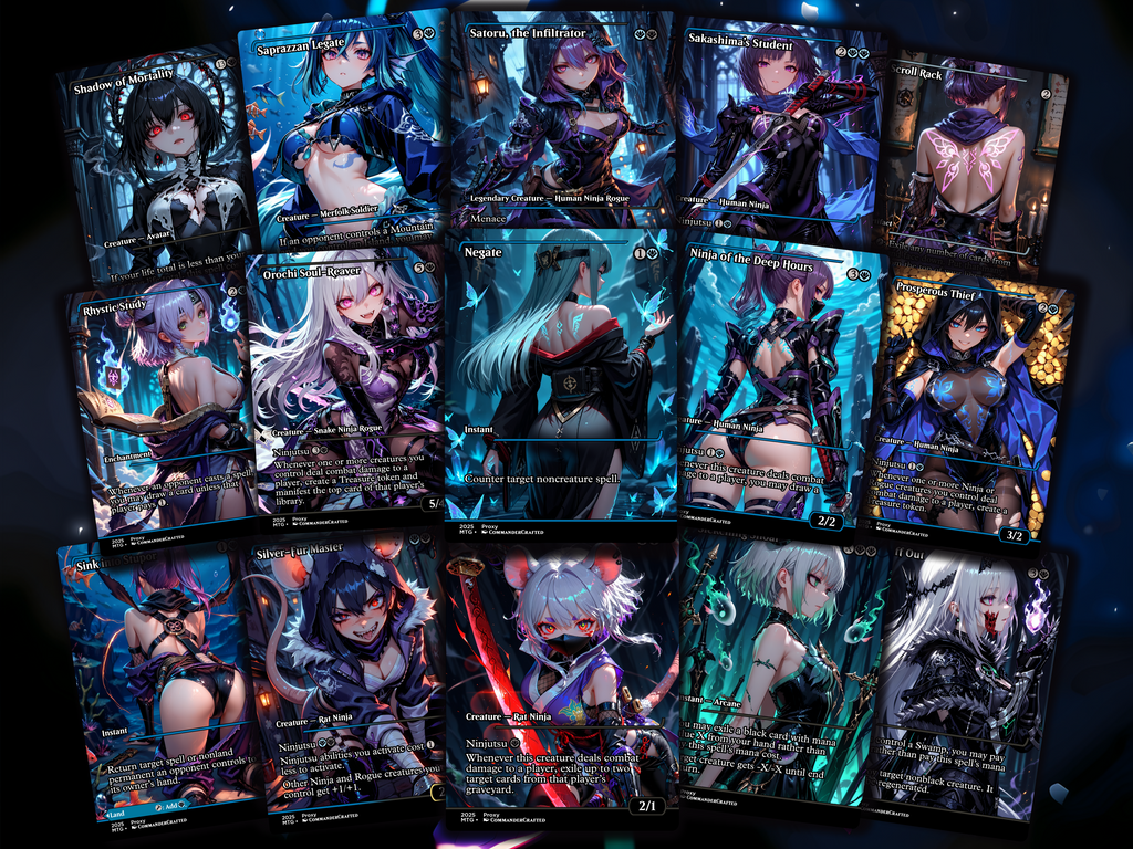 Yuriko Ninja Tribal Commander Proxy Deck