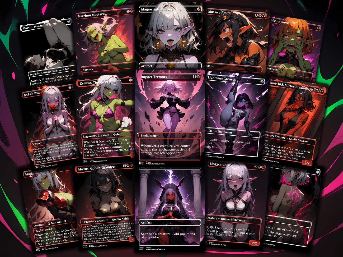 Krenko Mob Boss Goblin Tribal Commander Deck