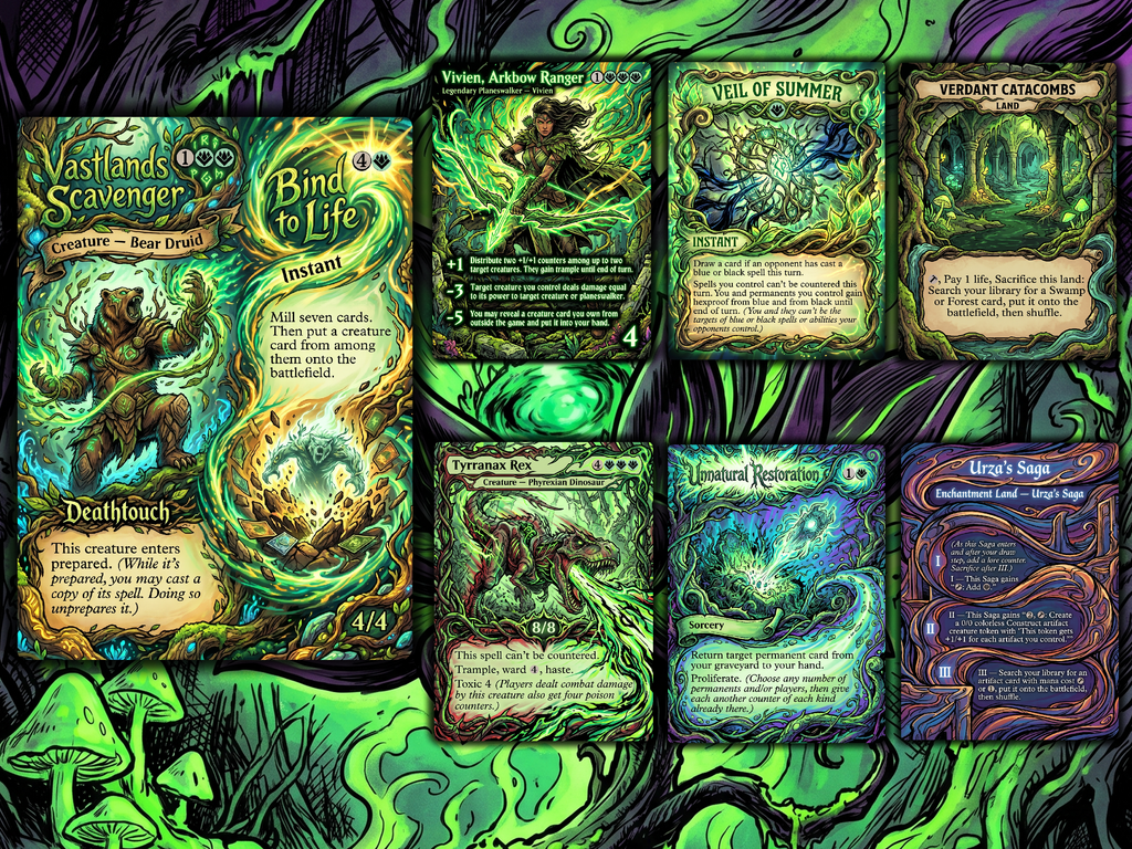 Deathtouch Tribal Fynn, the Fangbearer Commander Proxy Deck