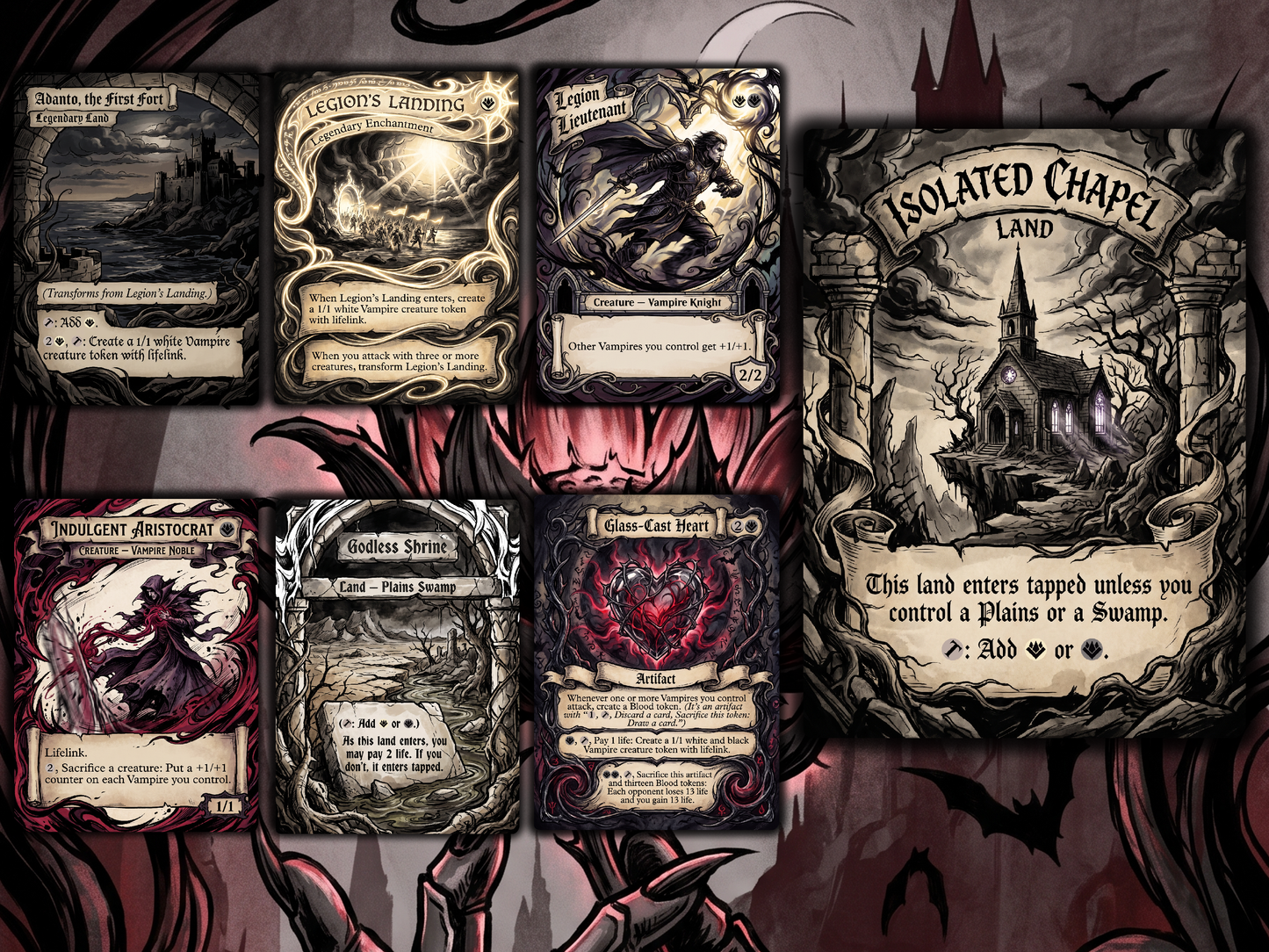 Vampire Tribal Clavileño Proxy Commander Deck