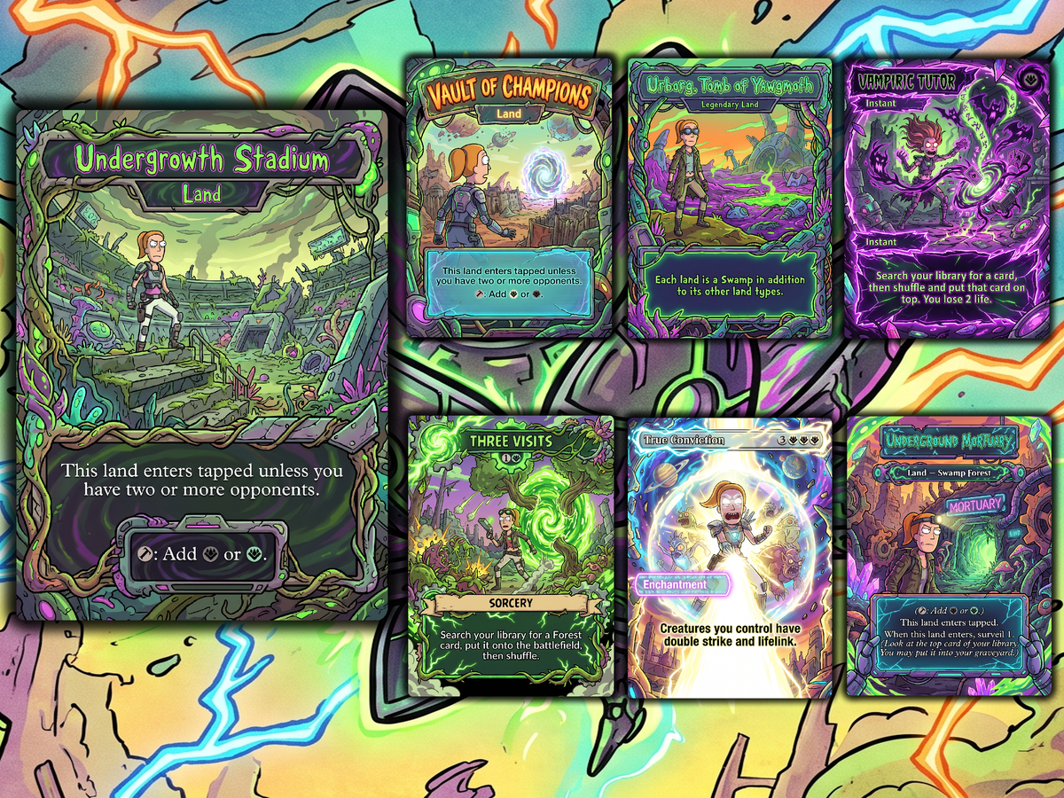Anikthea, Hand of Erebos Rick and Morty Proxy Commander Deck