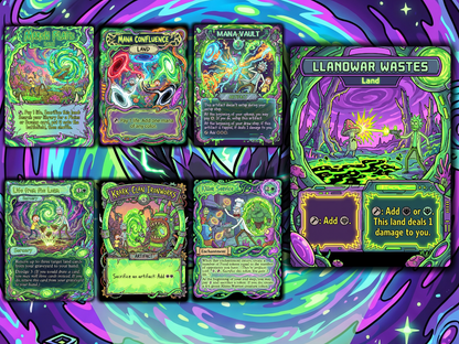 Chatterfang Squirrel Tribal Rick and Morty Commander Proxy Deck