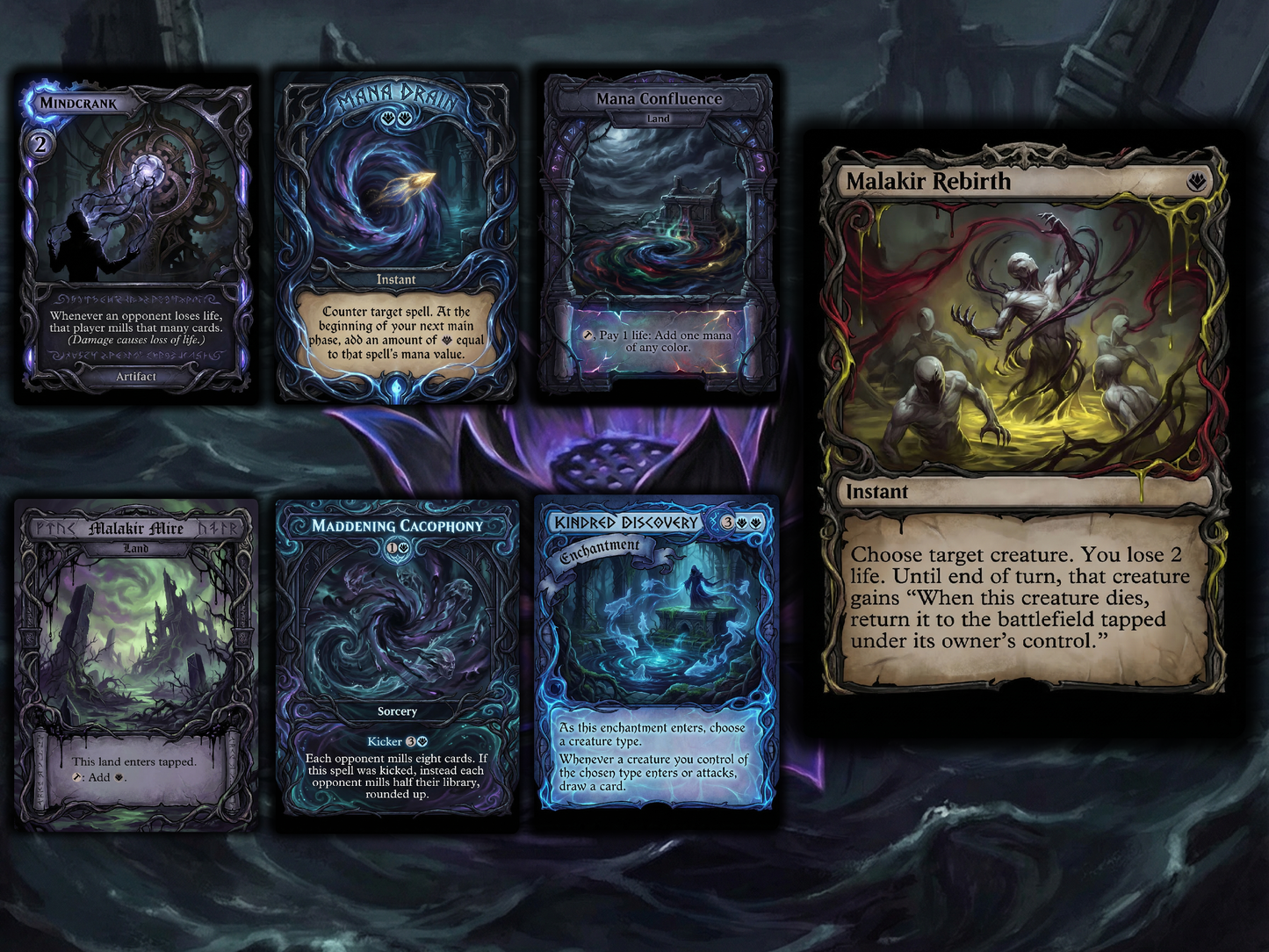 Captain N'ghathrod Horror Tribal Commander Proxy Deck