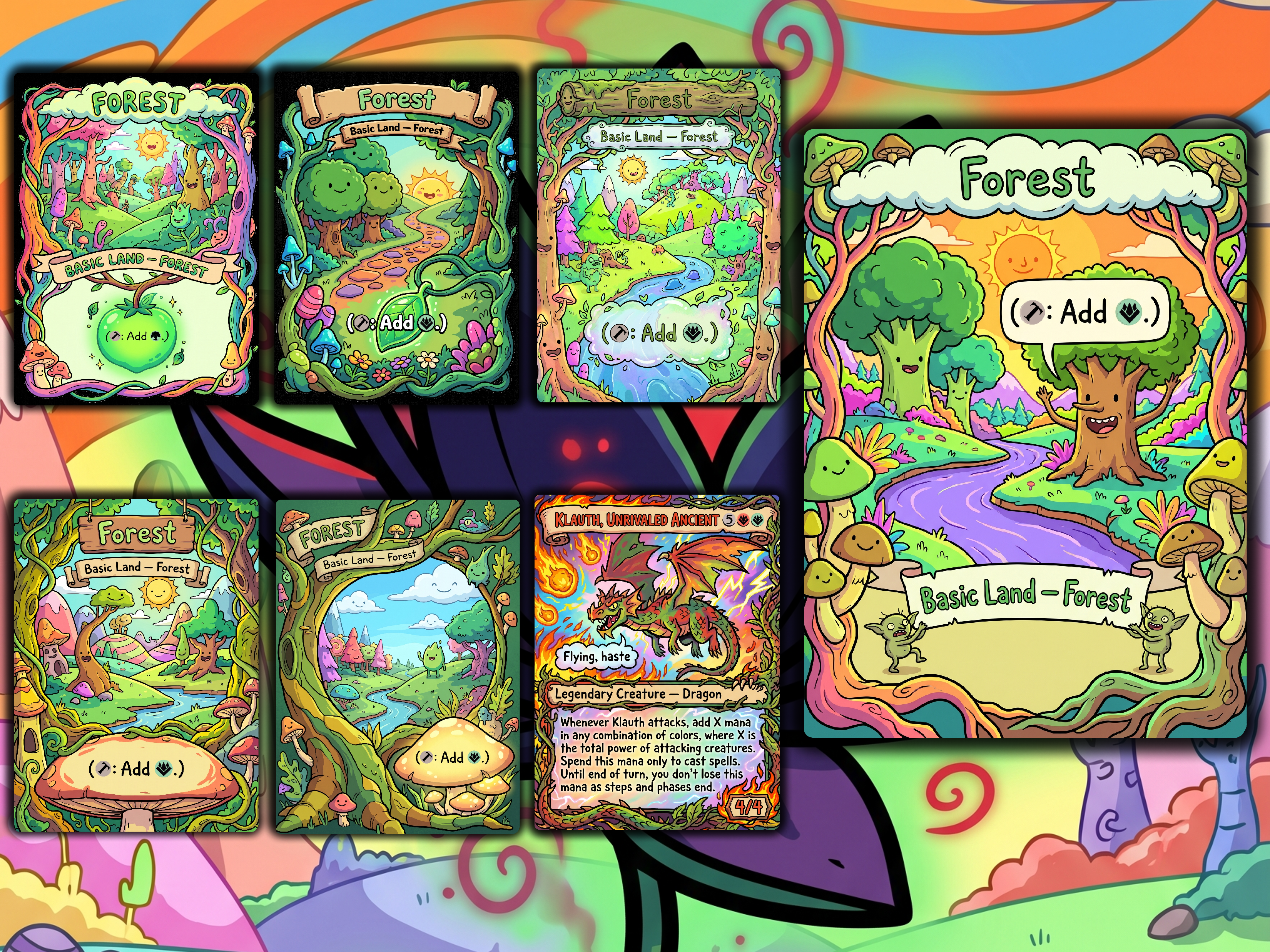 Bello Adventure Time Art Style Commander Proxy Deck