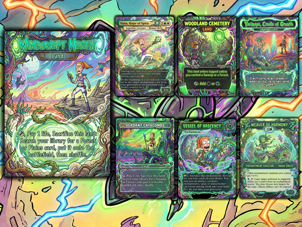 Anikthea, Hand of Erebos Rick and Morty Proxy Commander Deck