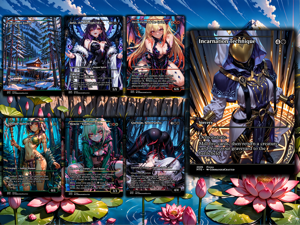 Henzie "Toolbox" Torre Commander Proxy Deck