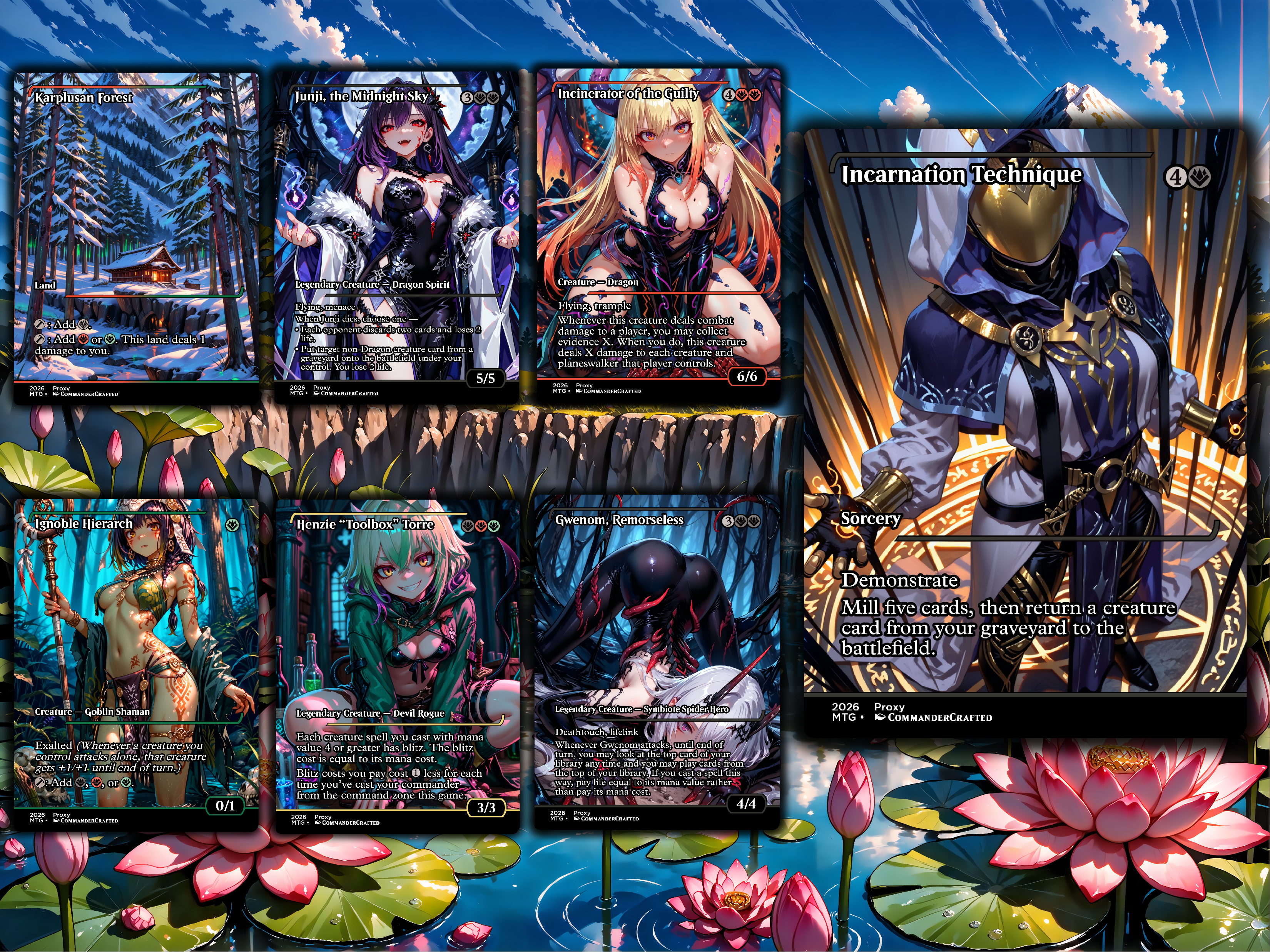 Henzie "Toolbox" Torre Commander Proxy Deck