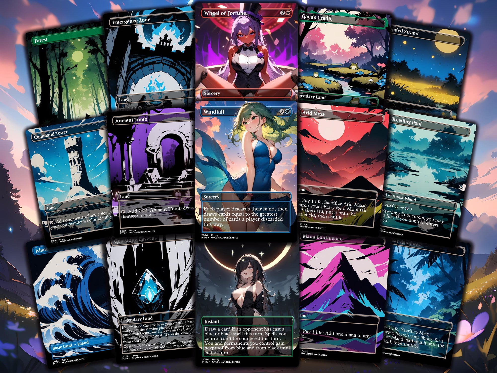 Storm Commander Deck Flubs, the Fool Complete CEDH Proxy Deck
