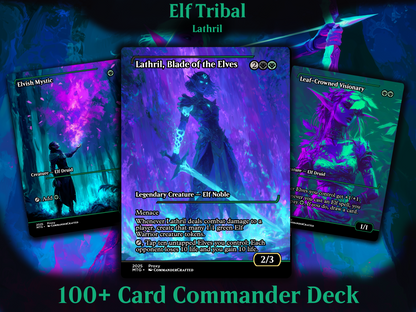 Lathril Elf Tribal Commander Proxy Deck