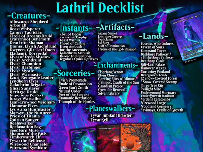 Lathril Elf Tribal Commander Proxy Deck