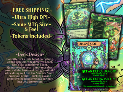 Anikthea, Hand of Erebos Rick and Morty Proxy Commander Deck