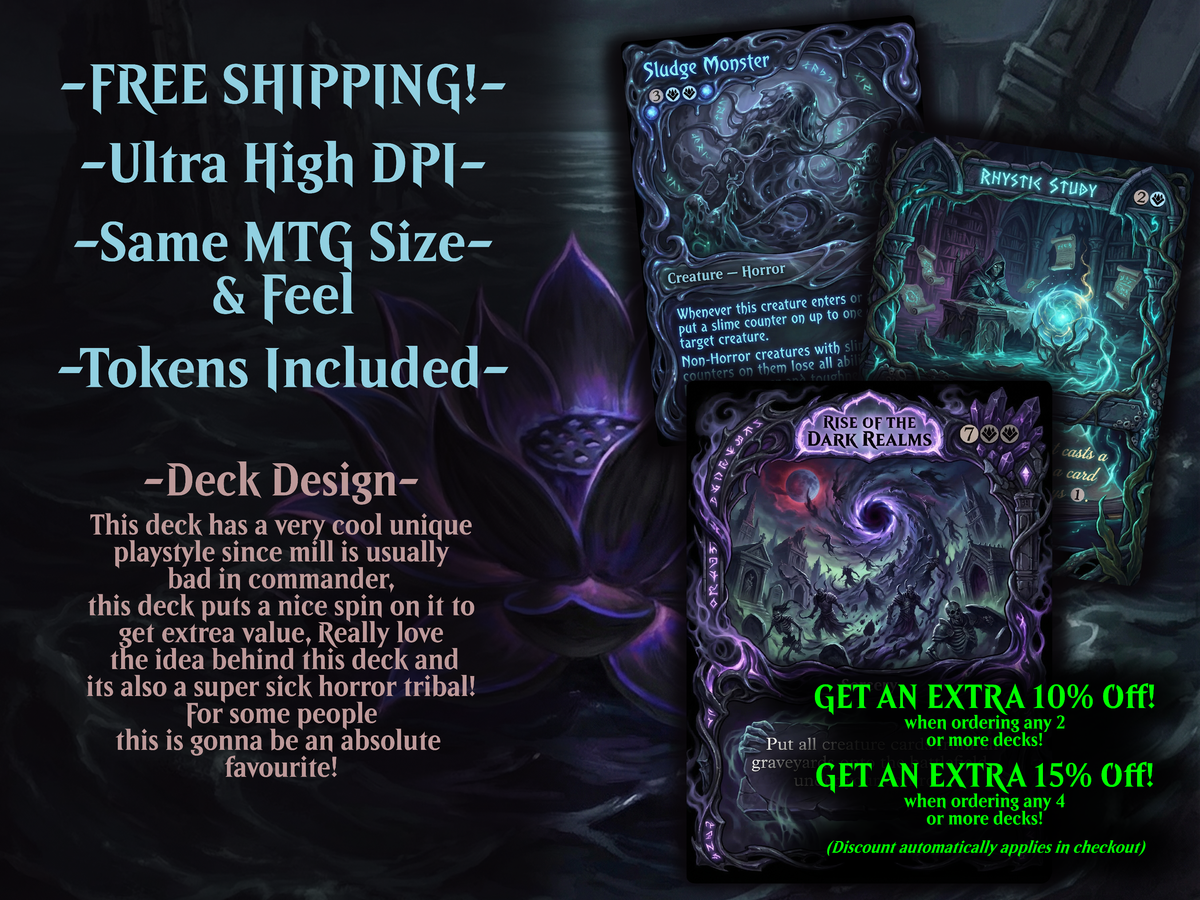 Captain N'ghathrod Horror Tribal Commander Proxy Deck