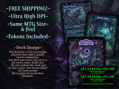 Captain N'ghathrod Horror Tribal Commander Proxy Deck
