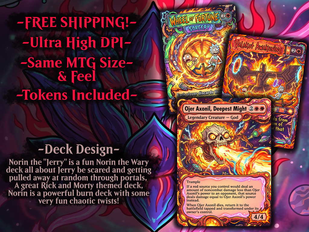 Norin the Wary Rick and Morty Proxy Commander Deck
