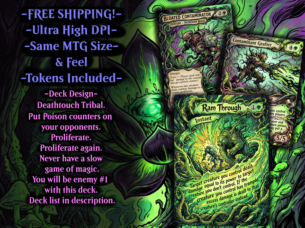Deathtouch Tribal Fynn, the Fangbearer Commander Proxy Deck