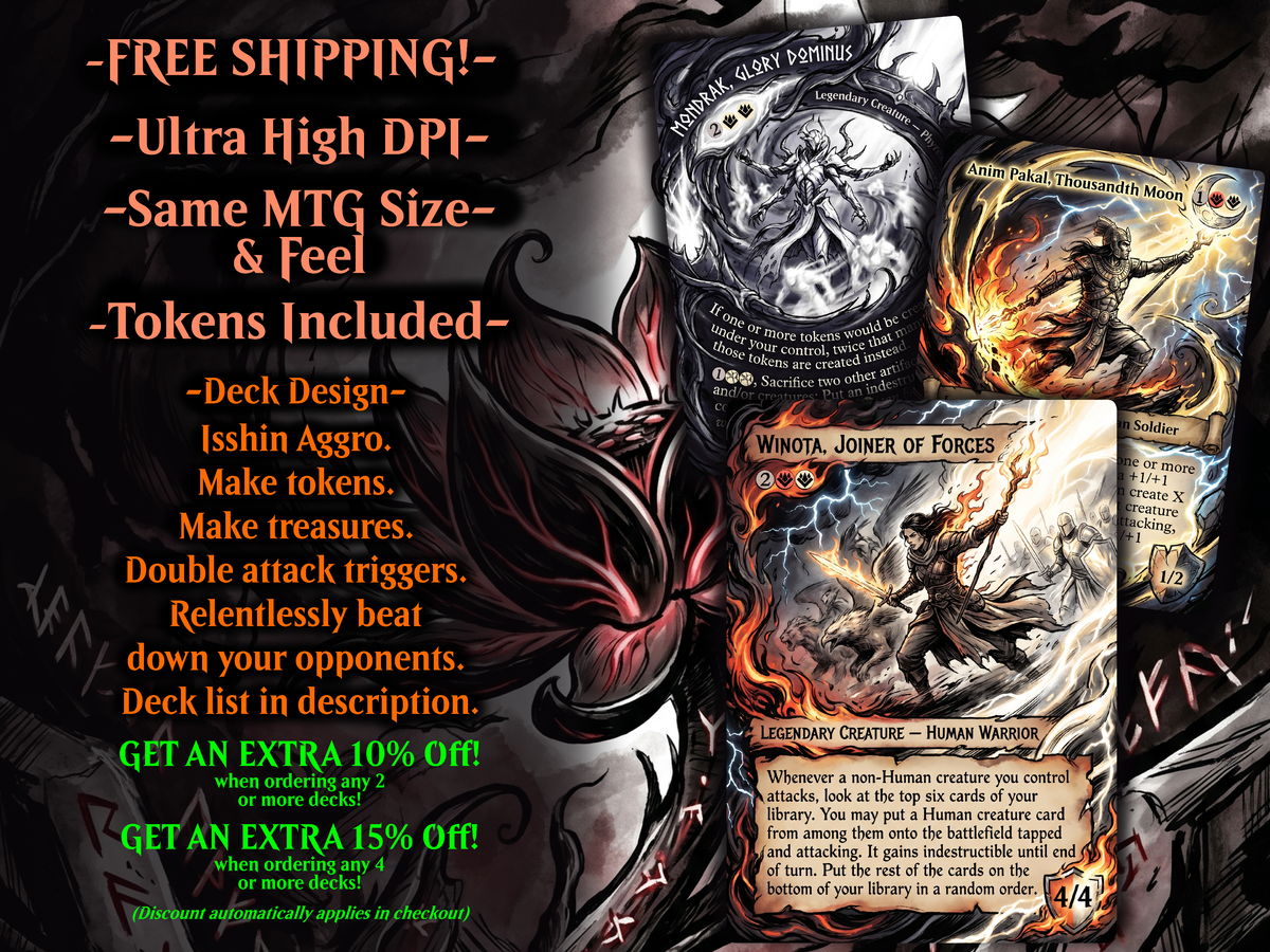 Isshin, Aggro Commander Proxy Deck