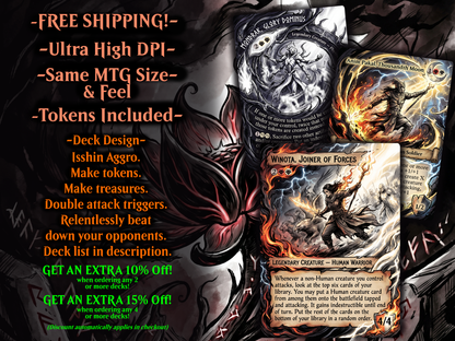 Isshin, Aggro Commander Proxy Deck