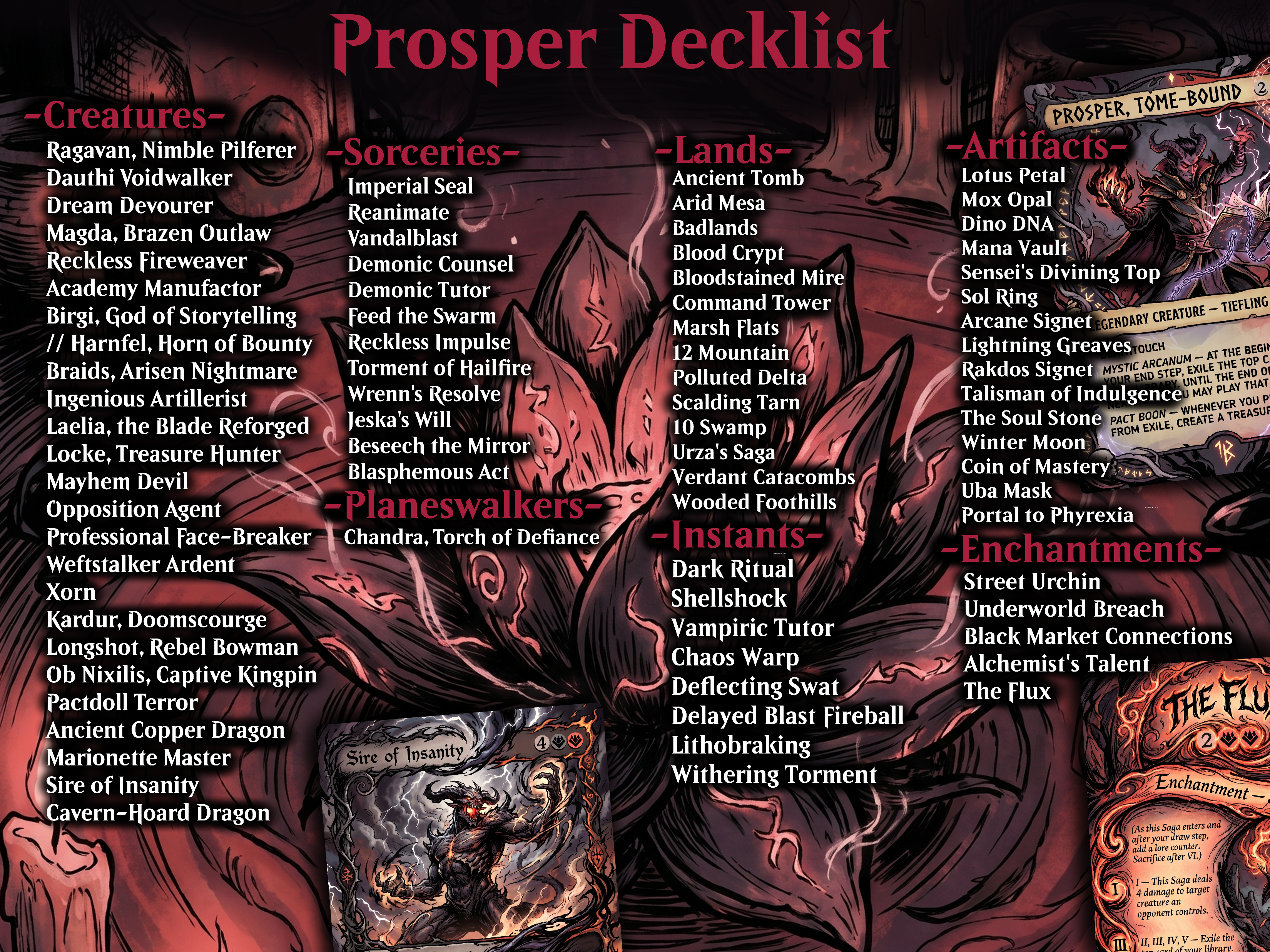 Prosper, Tome-Bound Proxy Commander Deck