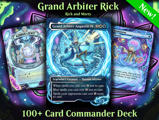 Grand Arbiter Rick and Morty Commander Proxy Deck