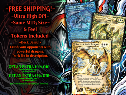Dragon Tribal Ur-Dragon Proxy Commander Deck
