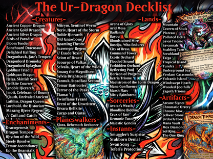 Dragon Tribal Ur-Dragon Proxy Commander Deck