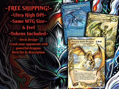Dragon Tribal Ur-Dragon Proxy Commander Deck