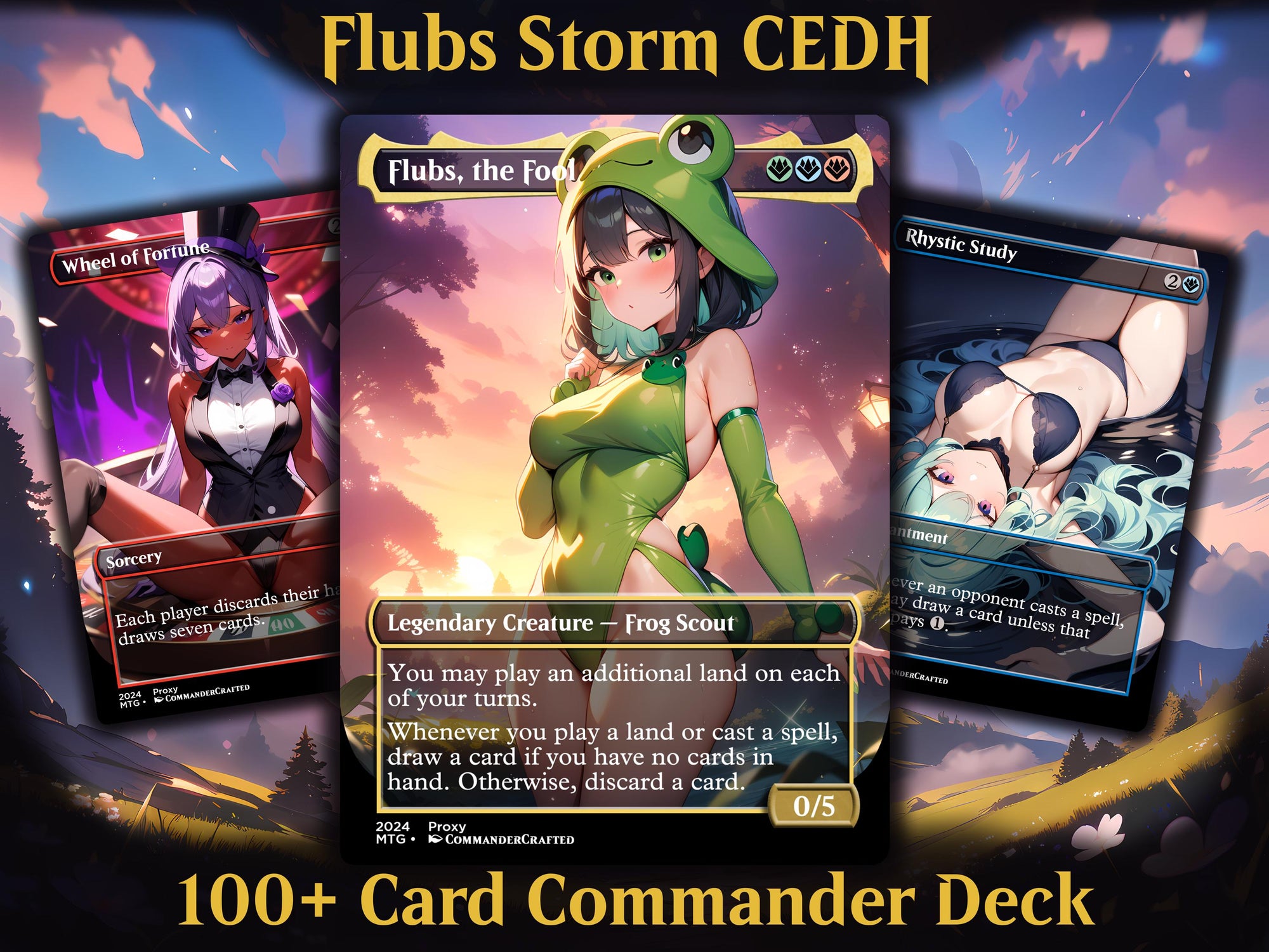 Storm Commander Deck Flubs, the Fool Complete CEDH Proxy Deck