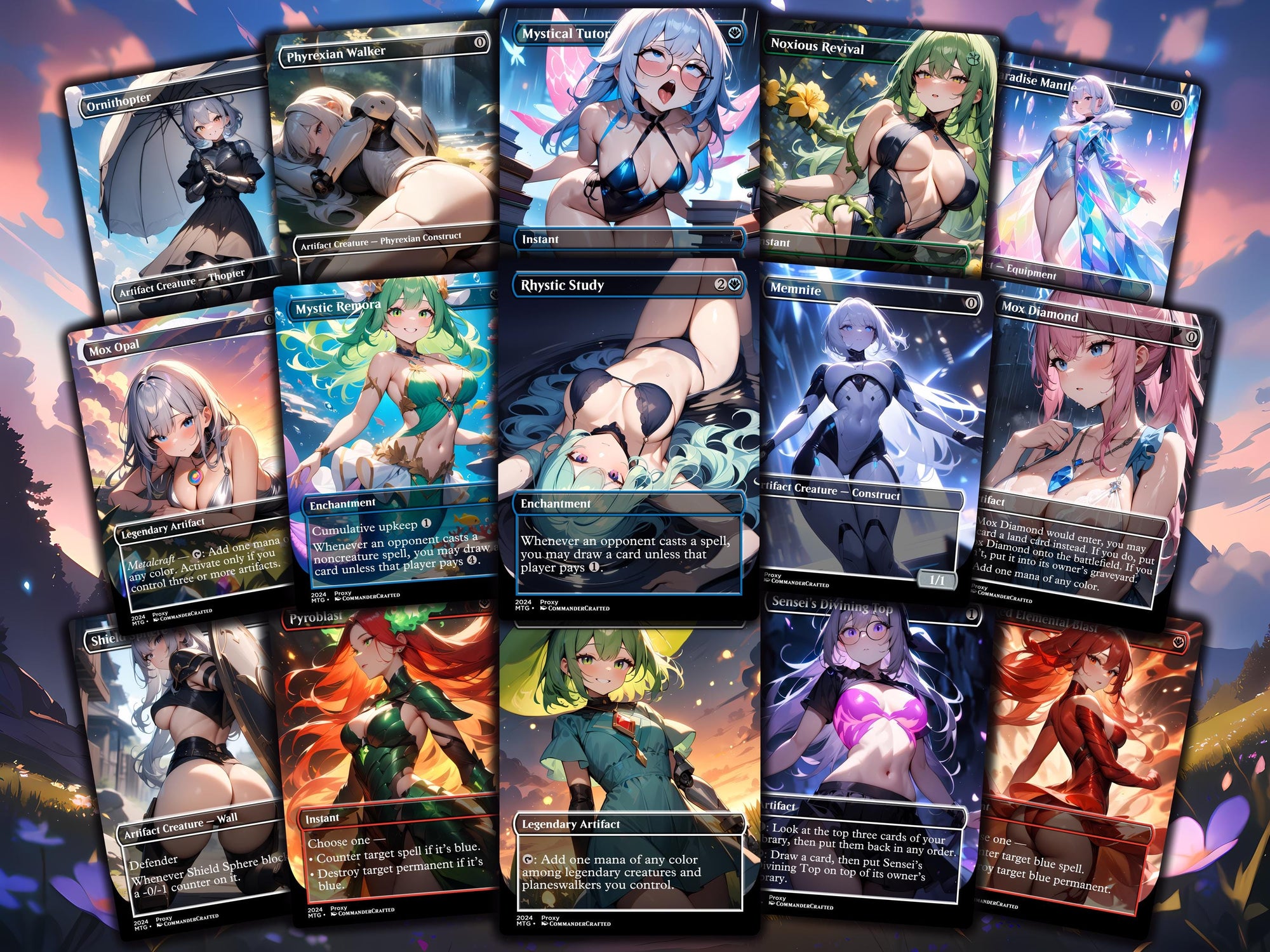 Storm Commander Deck Flubs, the Fool Complete CEDH Proxy Deck