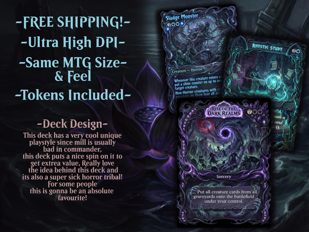 Captain N'ghathrod Horror Tribal Commander Proxy Deck